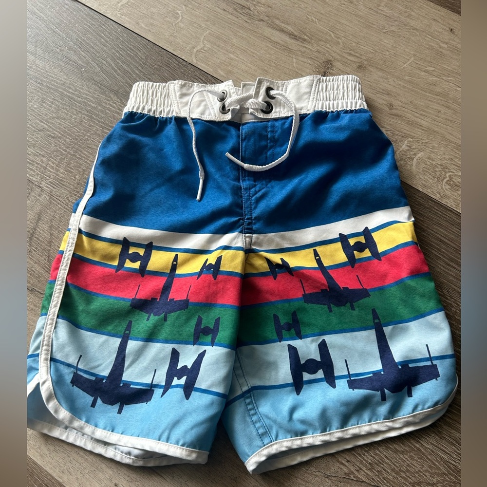 Hanna Andersson Star Wars Boys Swim Trunks